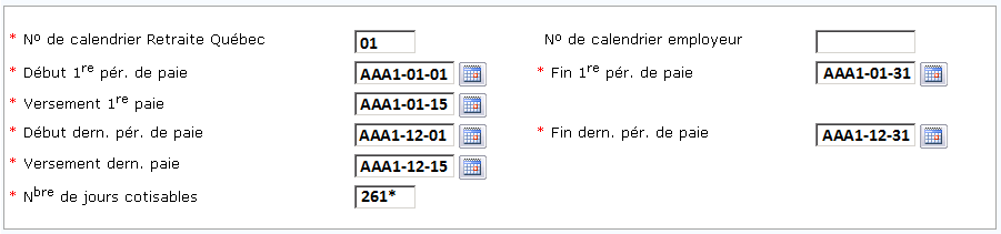 Versement de paie mensuel