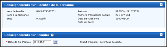Données relatives aux déclarations annuelles anticipées